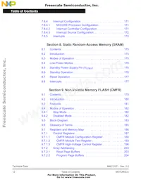 MMC2107CFCAF33 Datasheet Pagina 12