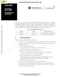 MPC535CVR40 Datenblatt Cover