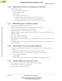 MPC535CVR40數據表 頁面 3