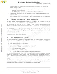 MPC535CVR40數據表 頁面 9