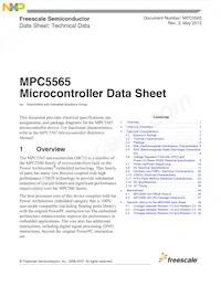 MPC5565MVZ132數據表 封面