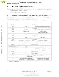 MPC565MZP56R2 Datasheet Pagina 8