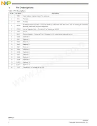 MPR121QR2 Datasheet Page 2