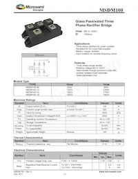MSDM100-18 Datasheet Cover