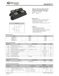 MSDM75-18 Datasheet Cover