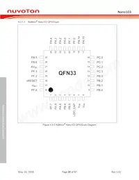 NANO103SD3AN數據表 頁面 20
