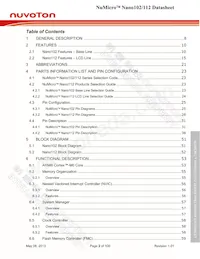 NANO112VC2AN Datasheet Pagina 2