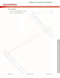 NANO112VC2AN Datasheet Page 7