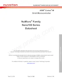 NANO120KE3BN Datasheet Copertura