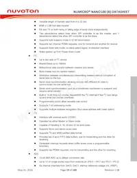 NANO120KE3BN Datasheet Page 19