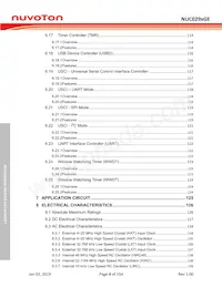 NUC029NAN Datasheet Page 4