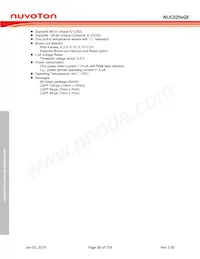 NUC029NAN Datasheet Page 16