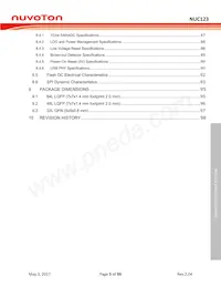 NUC123SC2AN1 Datasheet Page 5