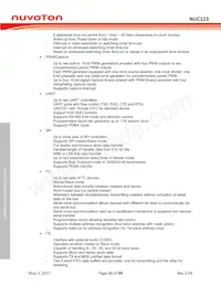 NUC123SC2AN1 Datasheet Page 10