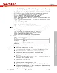 NUC126VG4AE Datasheet Page 11