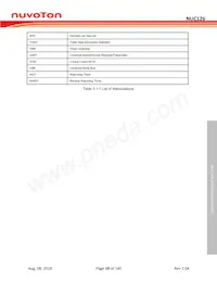 NUC126VG4AE Datasheet Page 19