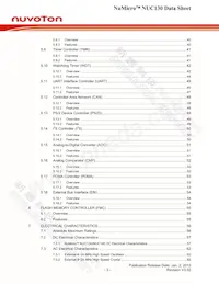 NUC130VE3CN數據表 頁面 3