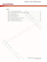 NUC130VE3CN Datasheet Page 6