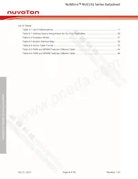 NUC131SD2AE Datasheet Page 6