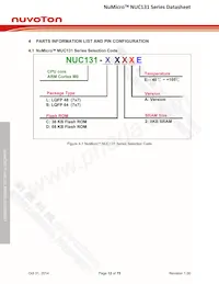 NUC131SD2AE Datasheet Pagina 12
