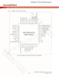 NUC140RE3CN數據表 頁面 15