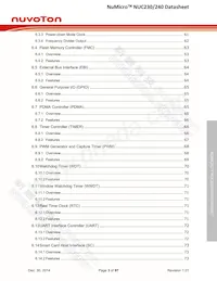 NUC240SE3AE Datasheet Page 3