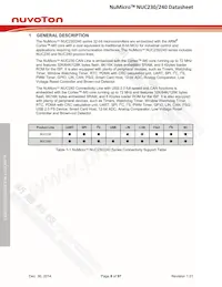 NUC240SE3AE Datasheet Page 8