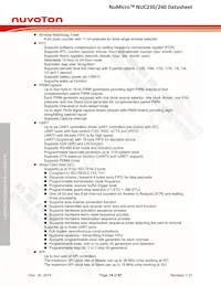 NUC240SE3AE Datasheet Page 14