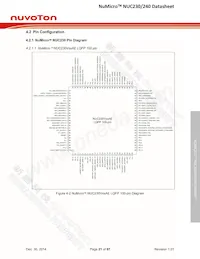 NUC240SE3AE Datasheet Page 21