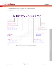 NUC975DK61Y Datasheet Page 15