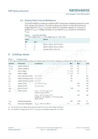 NX5DV4885EHF Datasheet Page 5