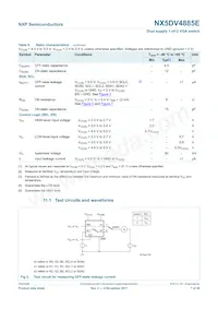 NX5DV4885EHF Datasheet Page 7