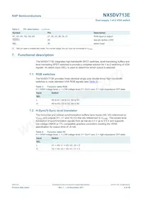 NX5DV713EHF Datasheet Pagina 4