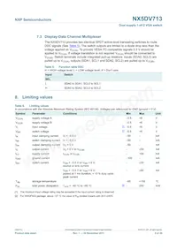 NX5DV713HF Datasheet Pagina 5