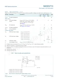NX5DV713HF Datasheet Pagina 7