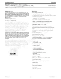 P80C554SFBD Datasheet Page 2