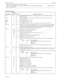 P80C554SFBD Datasheet Page 5