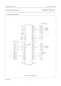 P80C562EBA/02 Datasheet Page 5