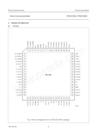 P80C562EBA/02 Datasheet Page 6