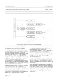 P80CE598FFB/00 Datasheet Page 19