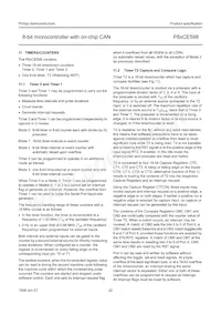 P80CE598FFB/00 Datasheet Page 22