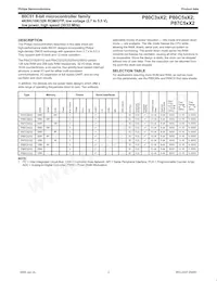 P87C51X2FA Datasheet Page 2