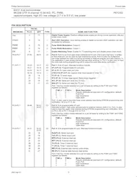 P87C552SBAA Datasheet Page 5