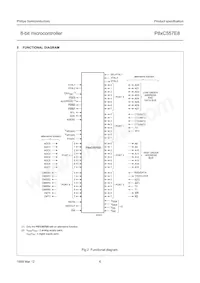 P87C557E8EFB/01 Datasheet Pagina 6