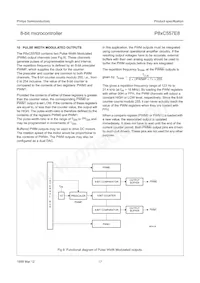 P87C557E8EFB/01 Datasheet Page 17