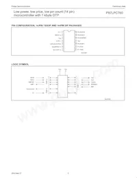 P87LPC760BDH Datasheet Page 5