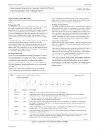 P87LPC764BDH Datasheet Page 10