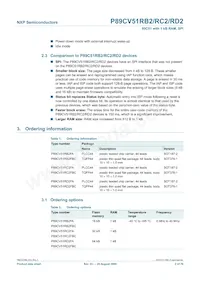P89CV51RD2FBC Datasheet Page 2