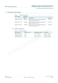 P89LPC9171FDH Datasheet Page 3