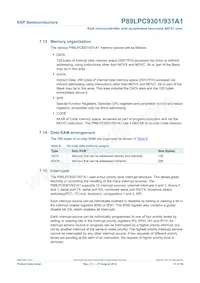 P89LPC931A1FDH Datasheet Page 21